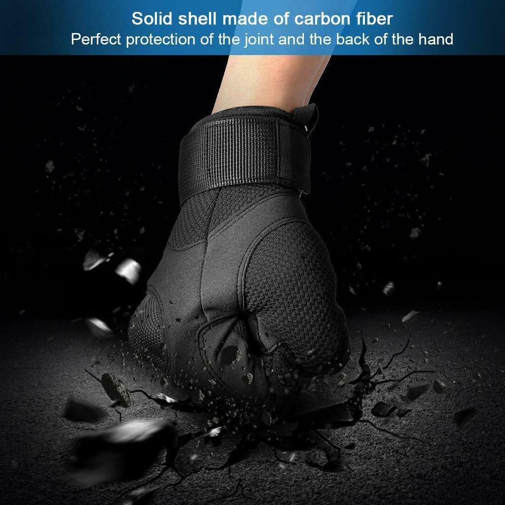 Motorcycle Gloves Men Tactical Military Hunting Shooting Knuckle Protection ATV Quad Sports Cycling Bike Gloves