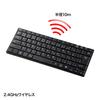 SANWA SUPPLY Wireless Slim Keyboard, Black, SKB-WL23BK