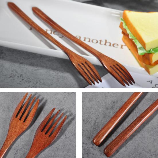 Полезная антипригарная нержавеющая кухонная утварь, удобная для захвата вилка для фруктов для ресторанов, вилка для печенья