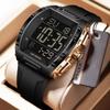 Мужские спортивные электронные часы Водонепроницаемые Календарь с обратным отсчетом Ночная подсветка Светодиодные цифровые наручные часы