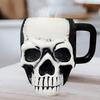 Кружка в виде черепа, кружка для питья викингов, пивная кружка из смолы, кофейная чашка для чая, украшение на Хэллоуин, барная посуда, аксессуары для вечеринок