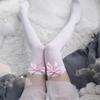 Сексуальные Женские Чулки Розовый Бант Stay Girls Милое Кружево Сексуальные Чулки Колготки JK Лолита Бантик Высокие До Колена Студенческие Чулки