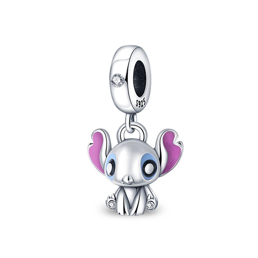 Новый Медный Miniso Микки Мама Минни Зажим Стежок Дизайнерские Шармы Бусина Подходит Аутентичные Браслеты Шарм DIY Поделки Женские Украшения