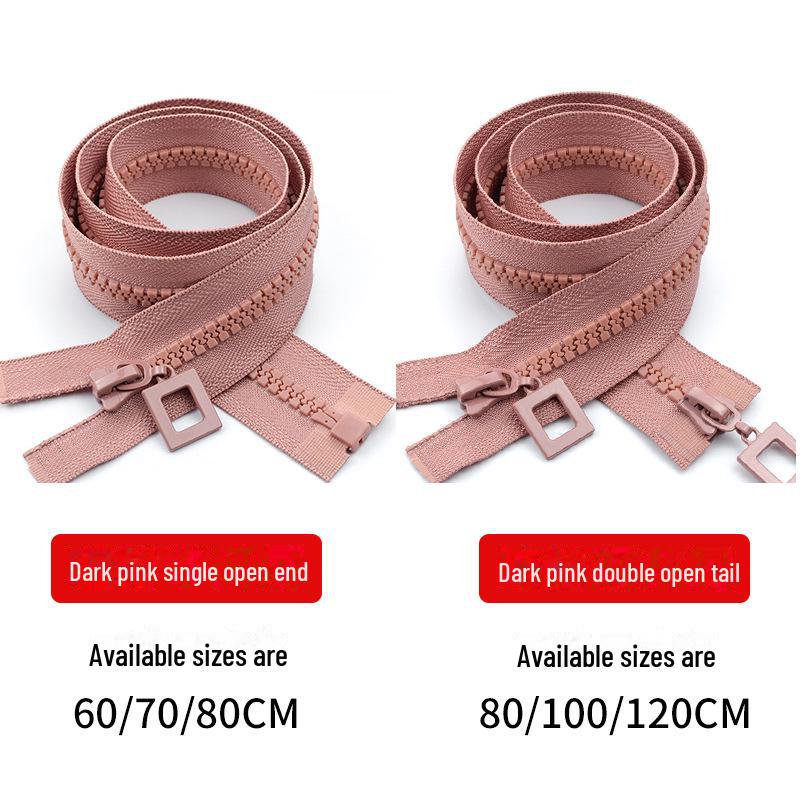 8 Resin Zipper for Long Double-Head Down Jackets