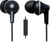 Panasonic RP-TCM125-K ErgoFit In-Ear Earbud Headphones with Mic & Call Remote, Black