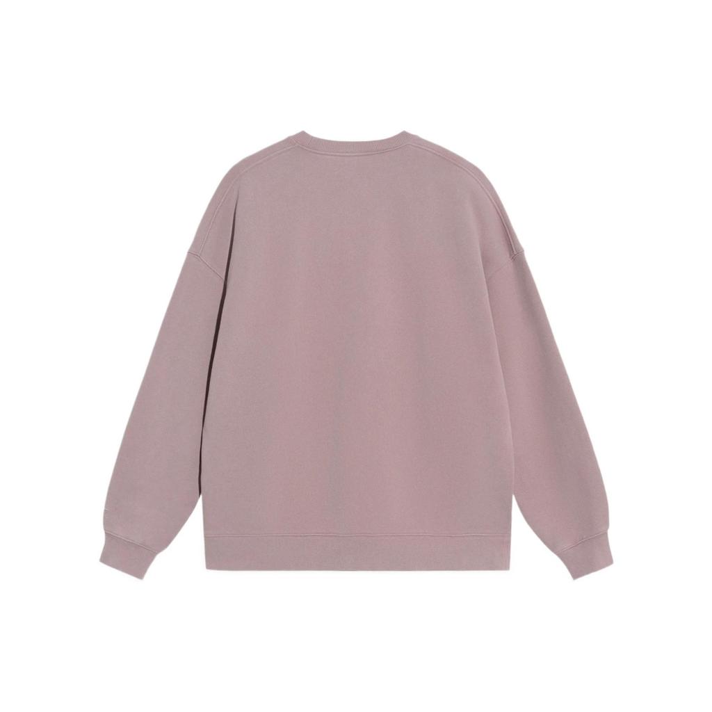 Li Ning Sports Fashion Series CF однотонный свитер с вышитыми буквами, толстовка унисекс, цвет Bark-Brown AWDS553-6