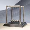 Compact Square Billiard Newton's Cradle: Creative Physics Ornament & Desktop Decoration