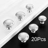 20Pcs/Pack Door Knobs With Screws Cupboard DIY Cabinet Handles Hardware Kitchen Drawer Stainless Steel