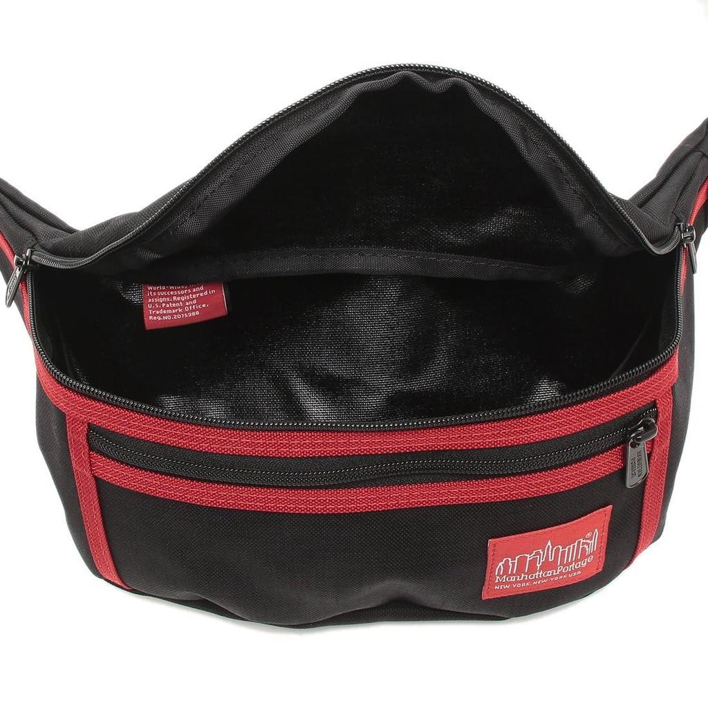 Сумка для тела Alley Cat Black MANHATTAN PORTAGE 1101 blkred [Manhattan Portage] Мужская Женская [Товар]