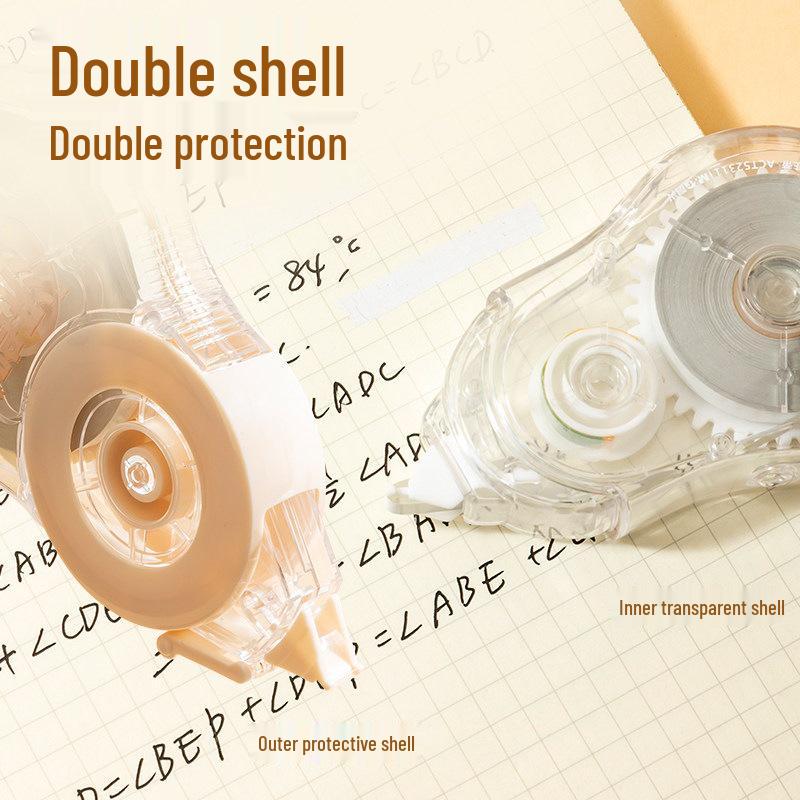 Morning MG Large Capacity Invisible Correction Tape for Students - Light Color, Muuji Style