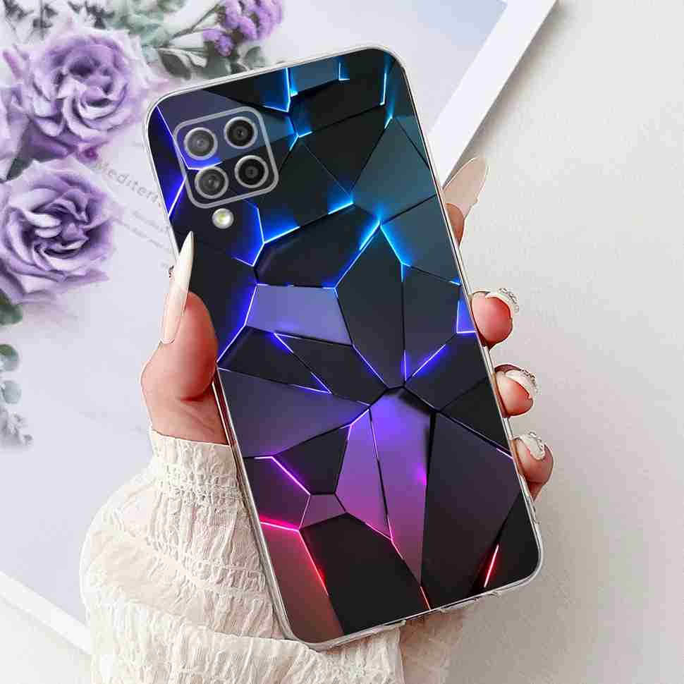 Чехол для Samsung Galaxy A42 5G Популярный узор Цветы Мягкий силикон ТПУ Чехол-бампер для Samsung a42 A42 6.6" SM-A426B Модный корпус