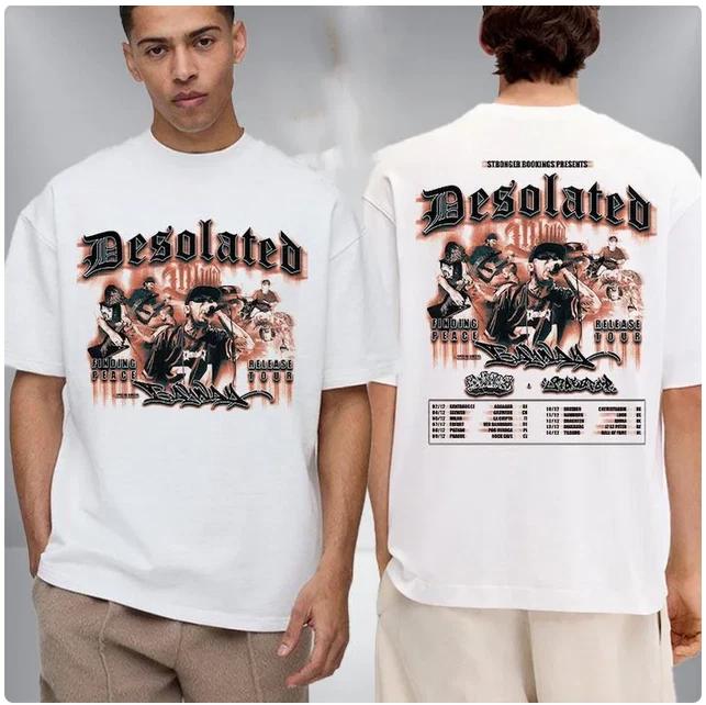 Desolated Band Celebrate Finding Peace Album And Tour 2025 Unisex T Shirt