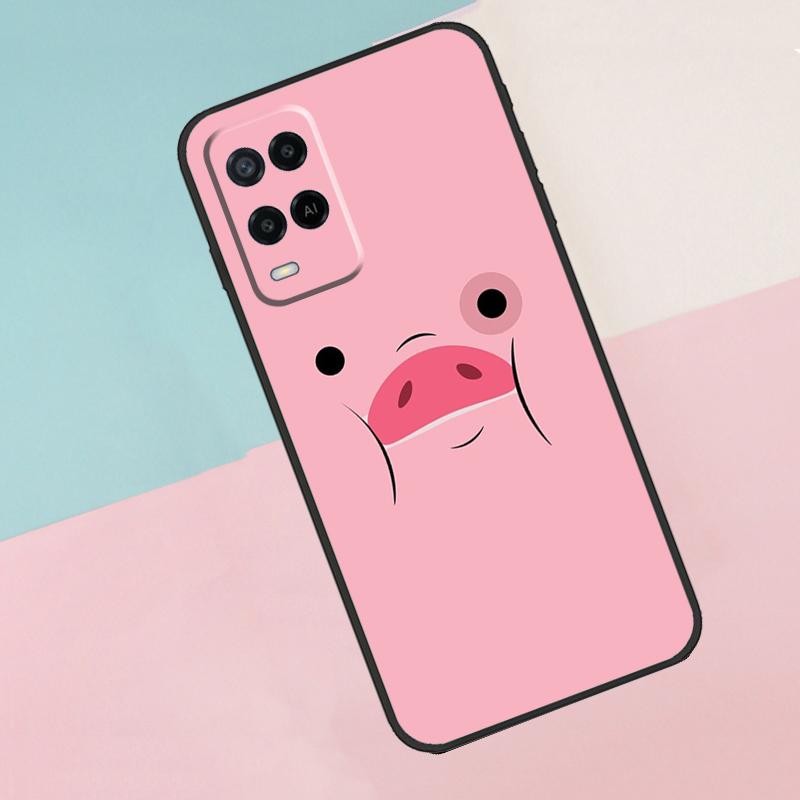 Мультяшная свинка Для Oppo A40 A60 A80 A18 A38 A58 A78 A98 A79 A16 A76 A96 A15 A74 A94 A54 A77 A17 Чехол для телефона
