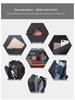 BANGE Men's High-Capacity Business & Travel Laptop Backpack
