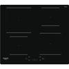 Induction Hob - HOTPOINT - 4 Burners - L60 Cm - HQ5660SNE - 7200 W - Black Glass Coating