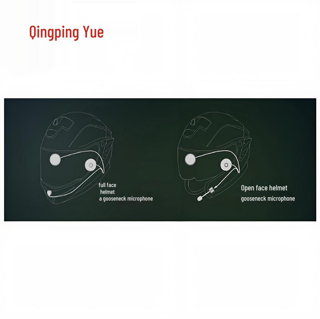 Нейтральная Bluetooth-гарнитура для мотоциклетного шлема S3 с шумоподавлением и возможностью переключения на 3 человека