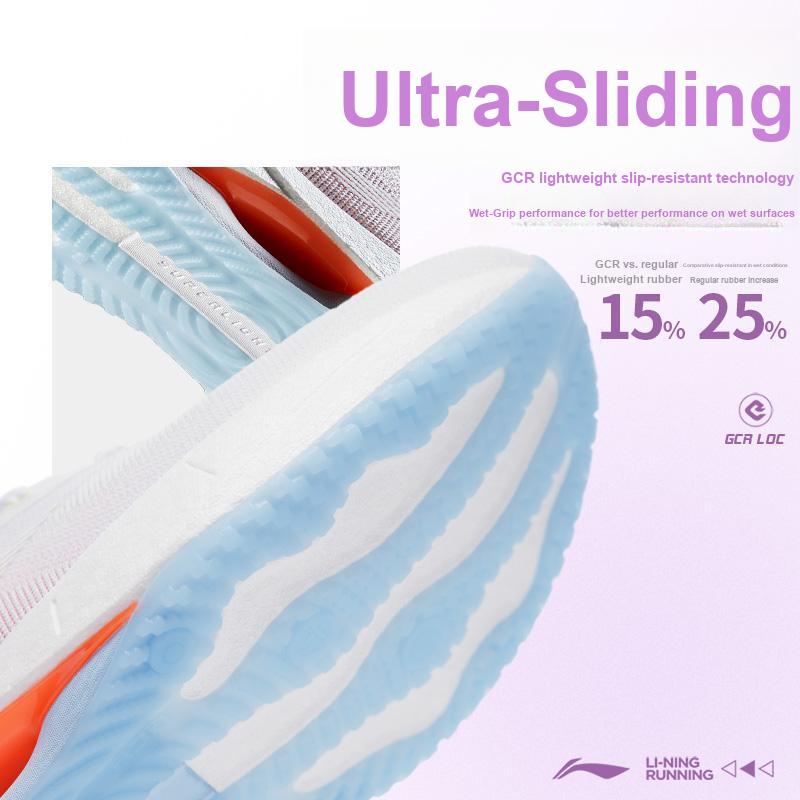 Li-Ning Ultra Light 21 High Resilience Cushioning Lightweight Shock Absorption Non-Slip Wear-Resistant Breathable Low-Top Running Shoes ARBU002-1