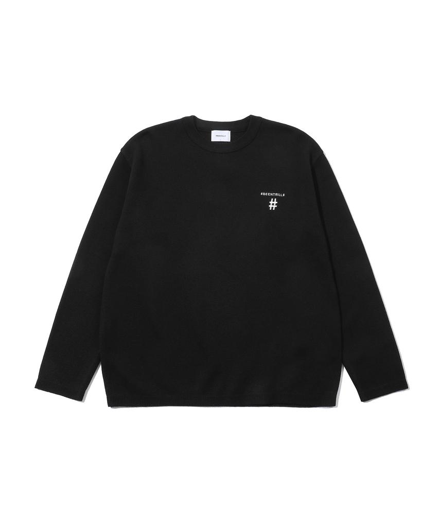 BEENTRILL Технический стандарт Шерстяной Удобная посадка Вязаный (черный)