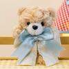 Teddy Cute Couple Bear Keychain Adorable Plush Bear With Bow Tie Decoration