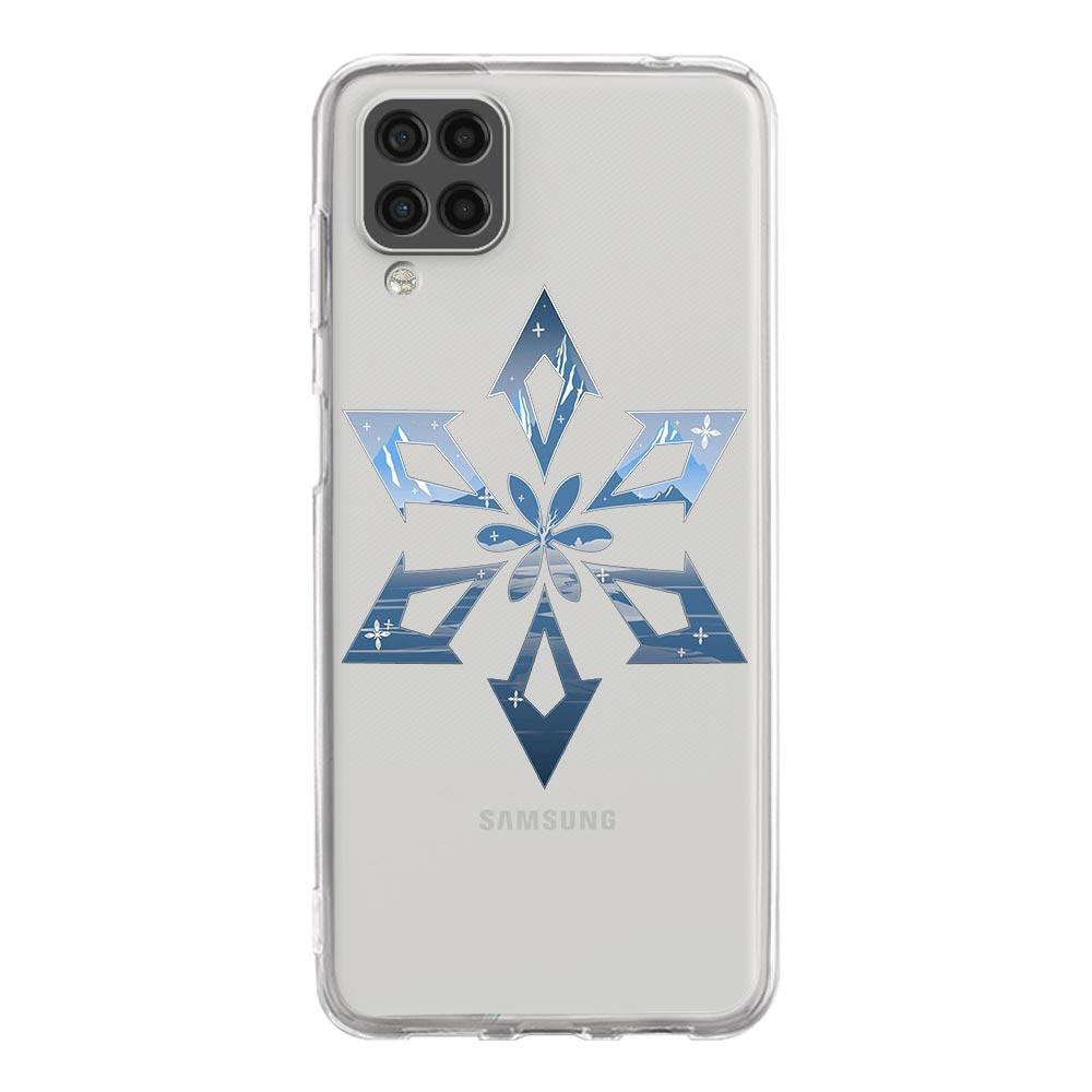 Милый чехол для телефона с логотипом Genshin Impact для Samsung A51 A71 A21S A12 A11 A31 A41 A01 A03S A13 A33 A73 A53 A52 A32 5G A23 Прозрачная крышка
