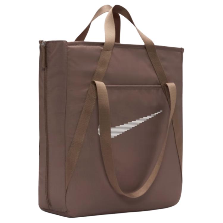Nike Sports Casual Trend Fabric Tote Bag Shopping Bag Shoulder Handbag Unisex bags Brown DR7217214