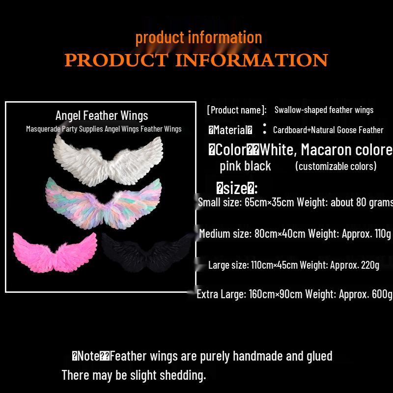 Adult Demon Black Elf Wings: Feathered Cosplay Decoration for Halloween