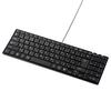 SANWA SUPPLY USB Slim Keyboard with Pantograph Numeric Keypad Black SKB-SL17BKN
