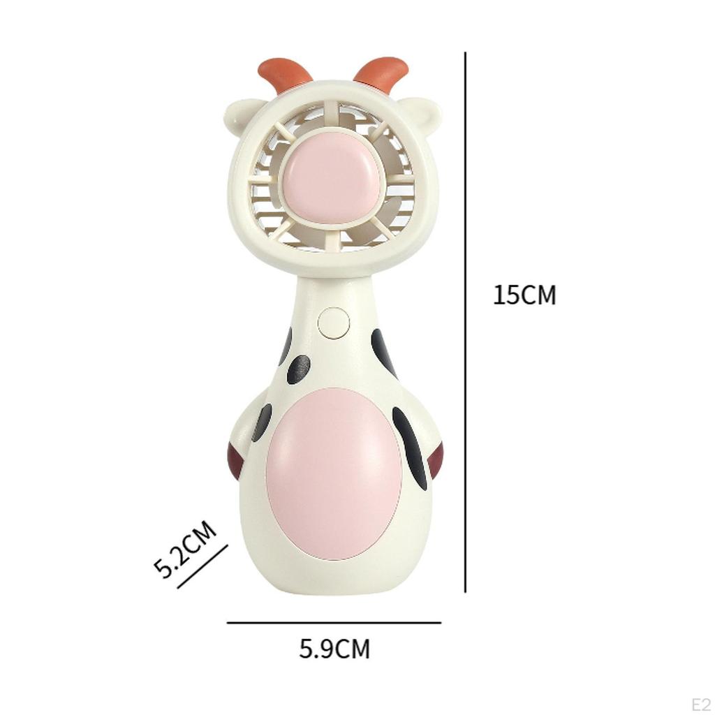 Портативный мини-вентилятор с очаровательным дизайном в виде животных для летнего веселья