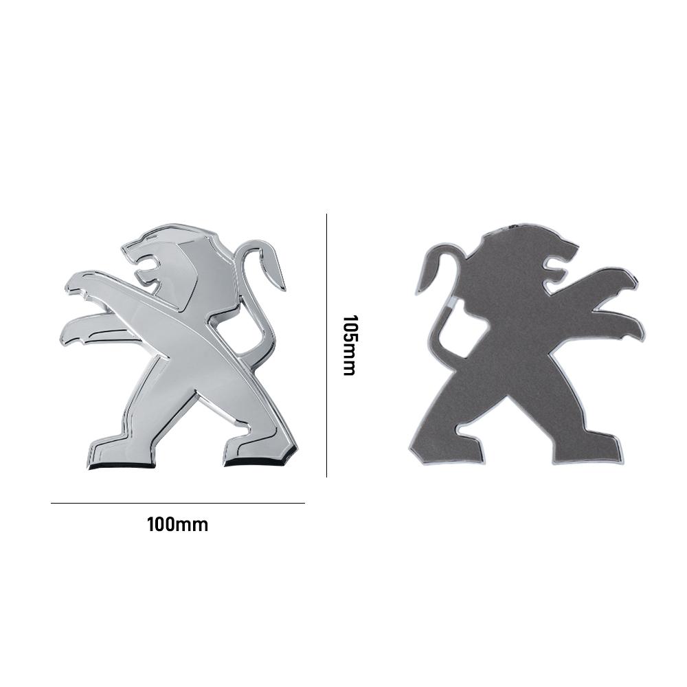 2026 Hot Car Sticker Car Front Hood Badge Rear Trunk Lid Emblem Sticker Decoration For Peugeot 5008 107 106 206 307 308 3008 207