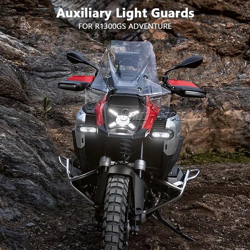 2024 2025 Для BMW R1300GS ADV R1300 GS R 1300 GS Adventure Новая решетка-защита для дополнительного света Защитная крышка для светодиодных фар