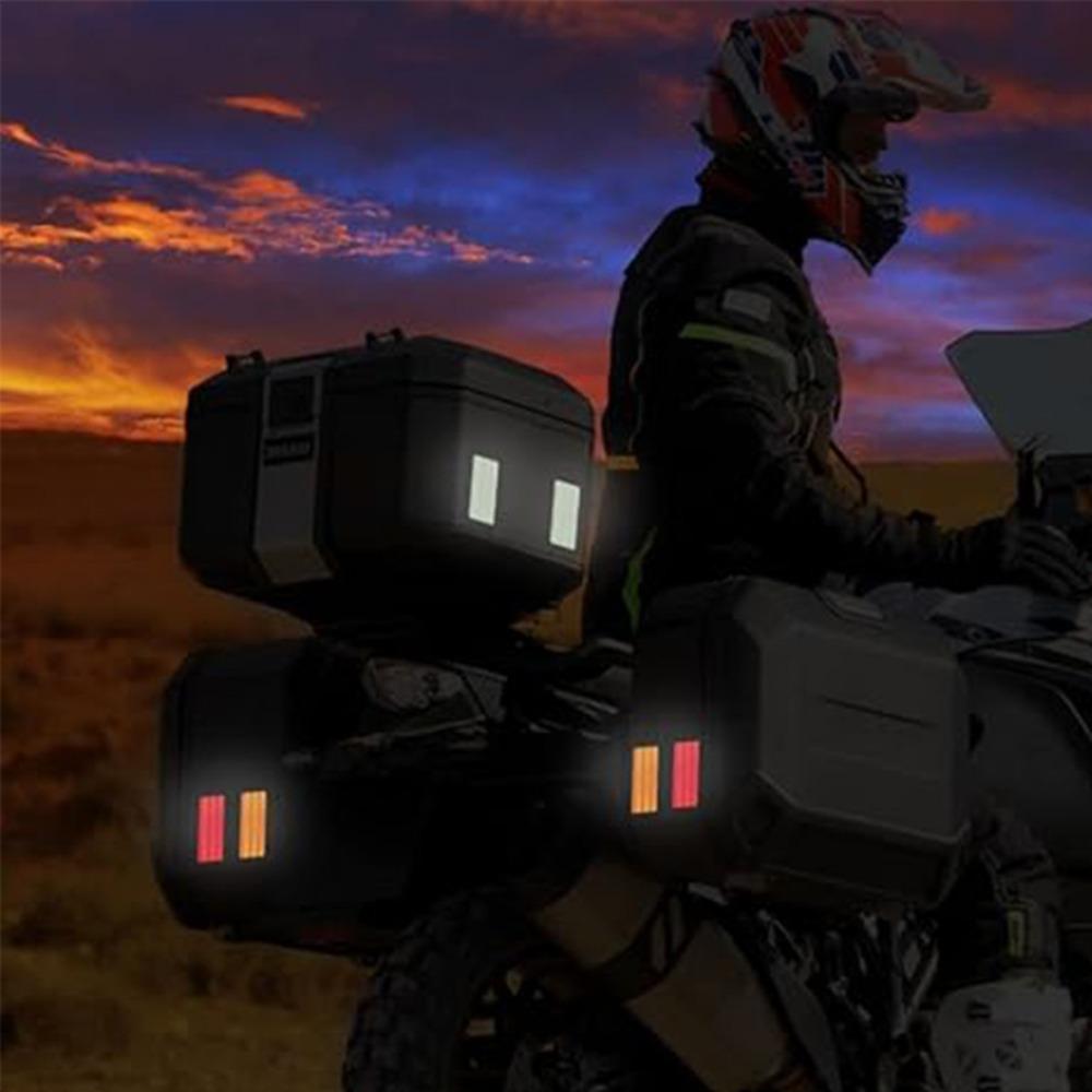 10 шт. Декоративная светоотражающая предупреждающая лента Стайлинговая наклейка Защитные светоотражающие наклейки