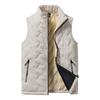 Men's Lambswool Casual Fleece Vest - Thick, Cold-Resistant Sleeveless Jacket for Autumn-Winter (Middle-Aged & Elderly)