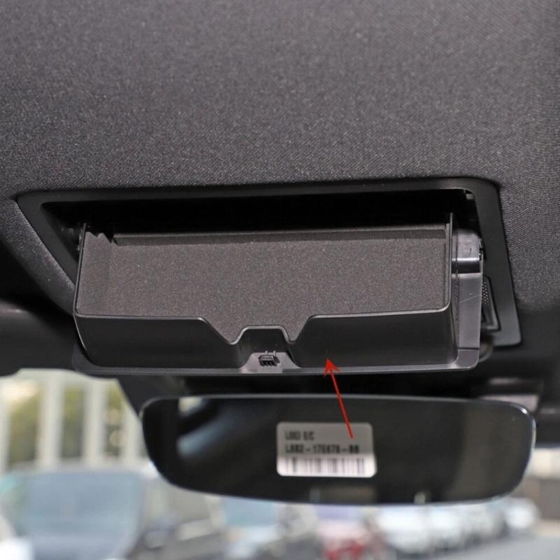Car Sunglasses Holder Storage Box Overhead Mount for Discovery 5 Defender 90/110/130 Vehicle Interiors LR086387 LR086385
