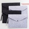 A4 Felt Folder Portable Felt With Buckle Portfolio Case Large Capacity Envelope Folders Invoice Document Bag