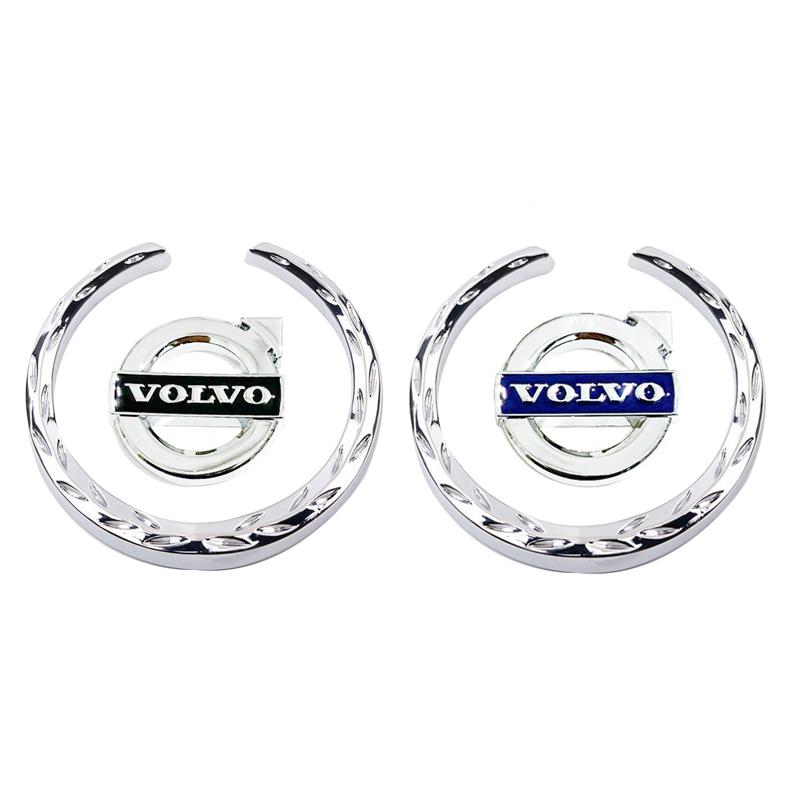 3D metal sticker car emblem side window body badge accessories for Volvo XC60 V50 V40 XC90 S60 S40 S80l V90 V60 EX90 S90 XC40 C4