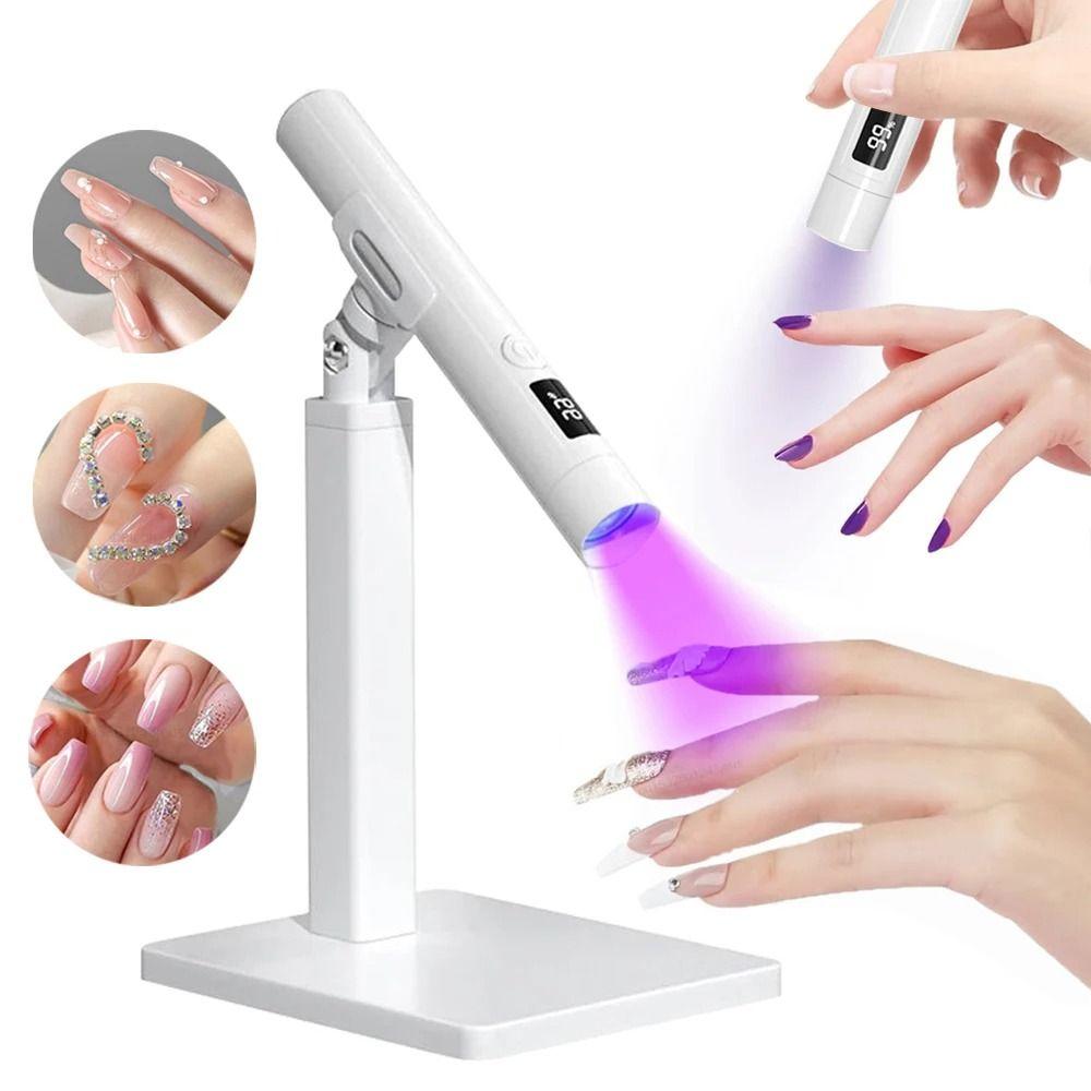 USB Nail Dryer Stand Lamp Quick Dry Mini UV Curing Light Gel Polish Dryer  DIY Nail Gel