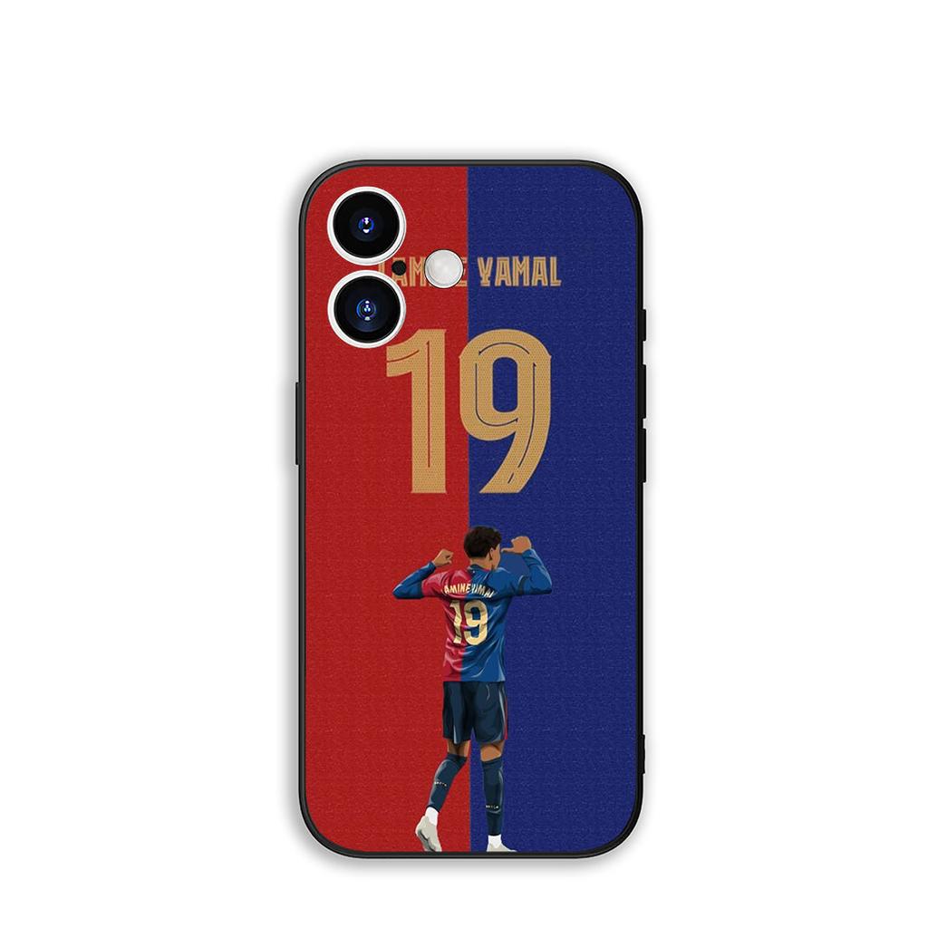 Phone Cover Soccer No 19 Sports Football No19 for Apple iPhone 16 15 14 Plus 13 12 Mini 17 Pro Max + ProMax 16E Air 15+ Case