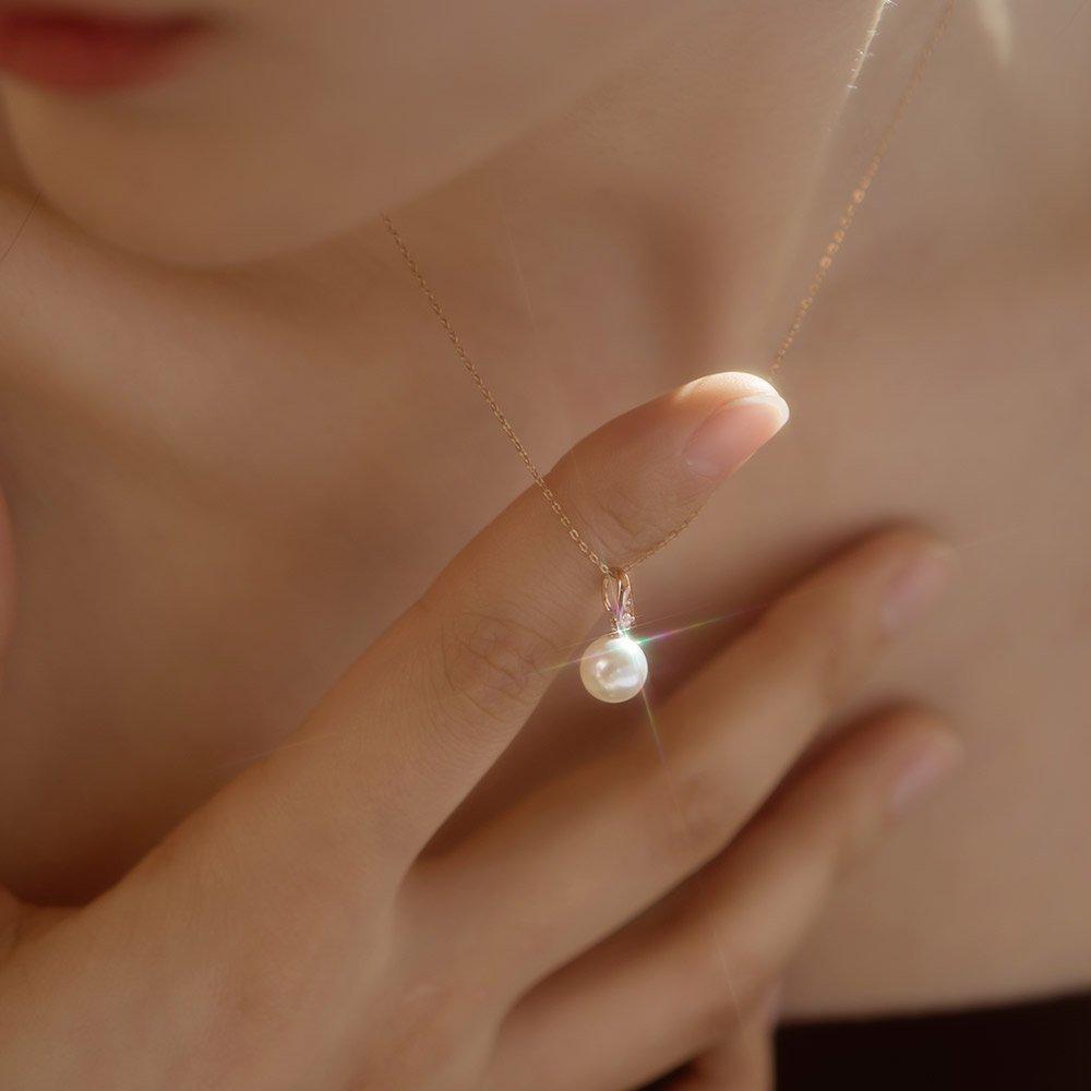 Подвеска из черного жемчуга-ласточки из 14-каратного золота W