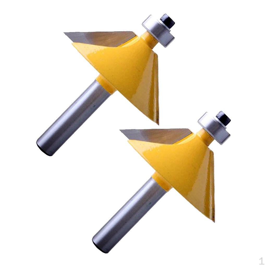 2 шт., 8 мм, фрезерный станок с фаской хвостовика и кромкой, верхний резак для бисероплетения