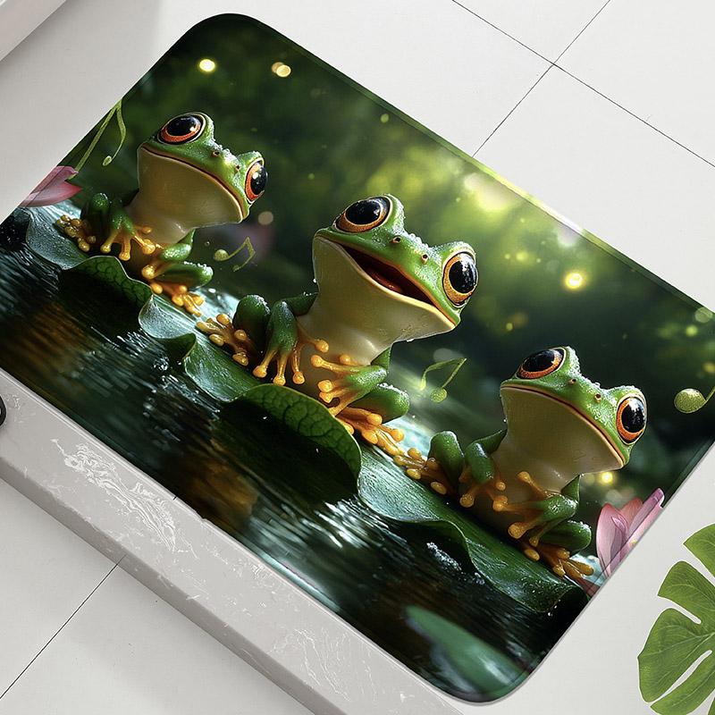 1 шт. коврик для ванной с принтом кои, противоскользящий, для пола, маленький коврик для душевой комнаты, коврик для домашнего декора, придверный коврик, абсорбирующий коврик для ног