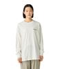 Soft Cotton Relaxed Logo Cut and Long Sleeve and Off White L/S T-Shirt TS-25AU010, Sew, T-Shirt, Men's Women's, XXL,