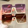 New Der Fashion Sunglasses Ladies Street S European And American Sunglasses Ins Large Square Uv Protection Glasses