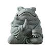 Hyack Frog Figurine, Gardening Object, Good Luck, Healing, Miscellaneous Goods, Stone