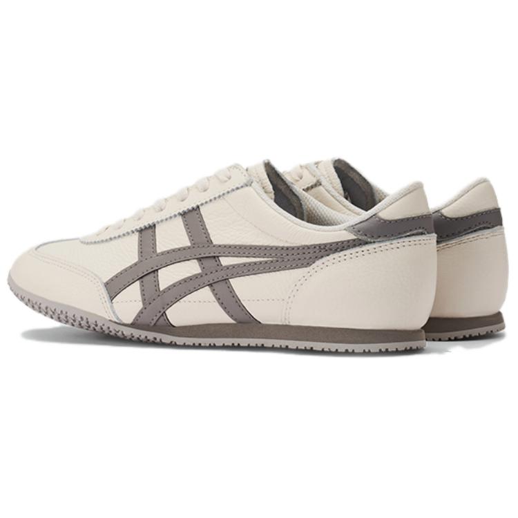 ONITSUKA TIGER Machu Racer Нескользящие Износостойкие Низкие Повседневные Кроссовки Унисекс Белые Серые Кроссовки 1183B770-108