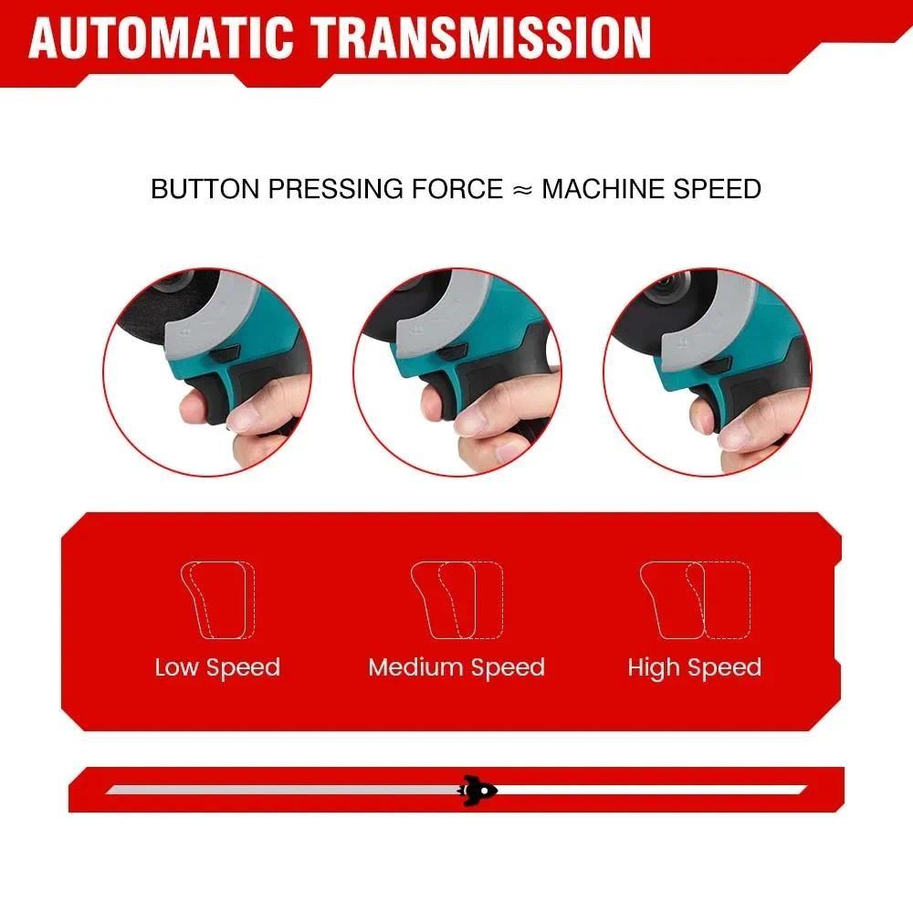 3-дюймовая бесщеточная электрическая угловая шлифовальная машина 20000 об/мин электрическая циркулярная пила беспроводной портативный режущий полировальный электроинструмент