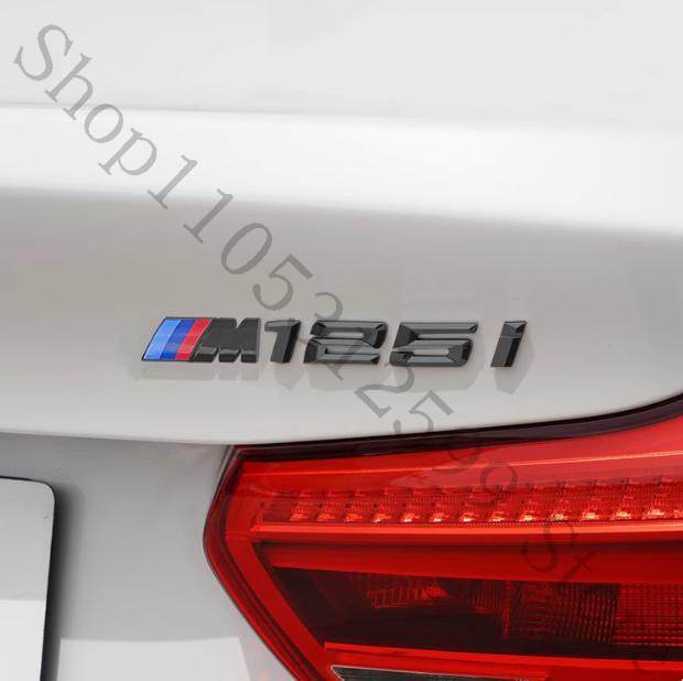 BAAWW1 Car Logo Tail Decal Body Sticker Suitable for BMW E81 82 F20 F21 F40 1M Coupe M135i M140i G87 116i 118i 120i 125i 128i 130i 135i