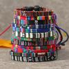 Ethnic Style Handmade Colorful Woven Beach Bracelet