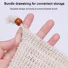 Soap Saver Bag with Drawstring Exfoliating Pouch Super Soft Friendly To Skin Reusable Foaming Drying Mesh Soap Bag