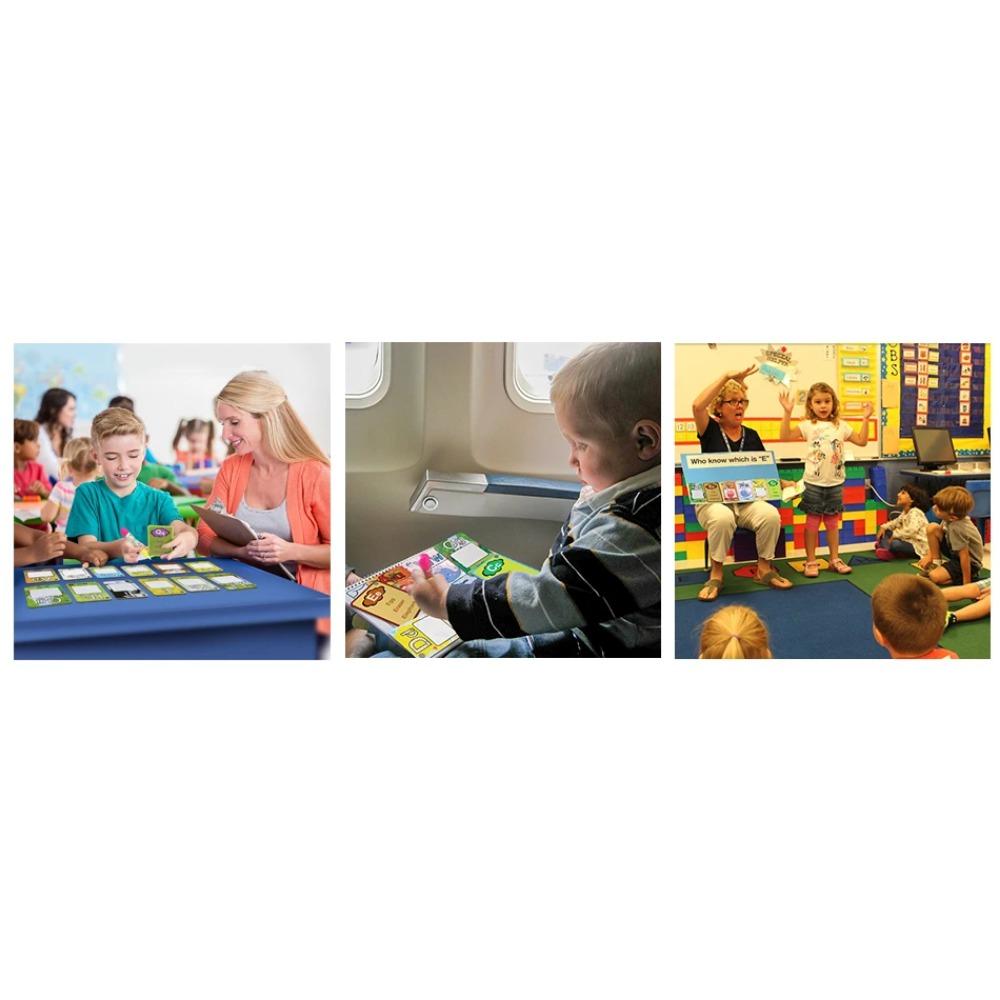 Water Drawing Card 26 Alphabet Coloring Book & 2 Magic Pen Letter Card Painting Board English Learning Educational Toys