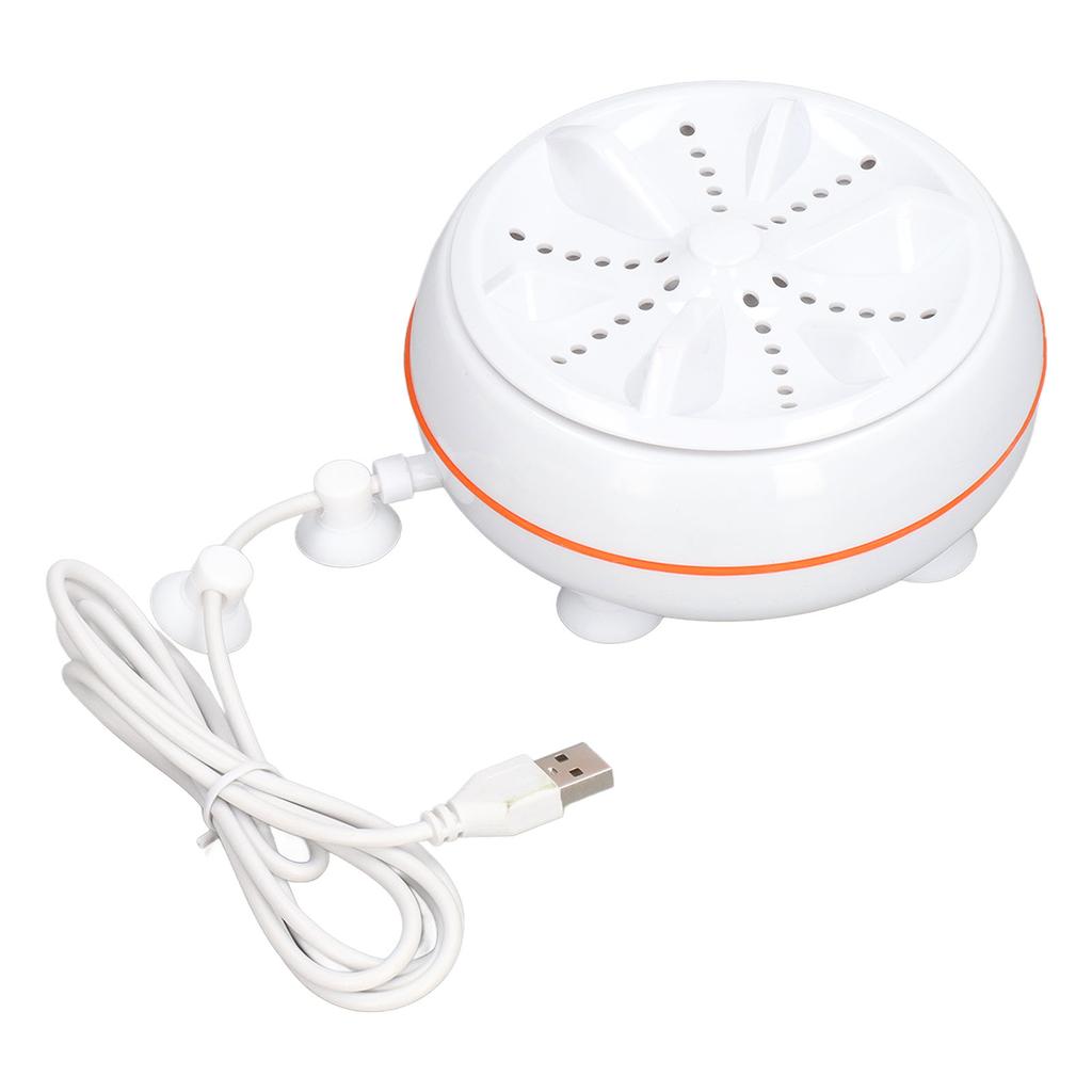 27W Mini Ultrasonic Washer USB 50 Seconds Reverse Clean Circle 30mins Self Power Off Turbine Wash